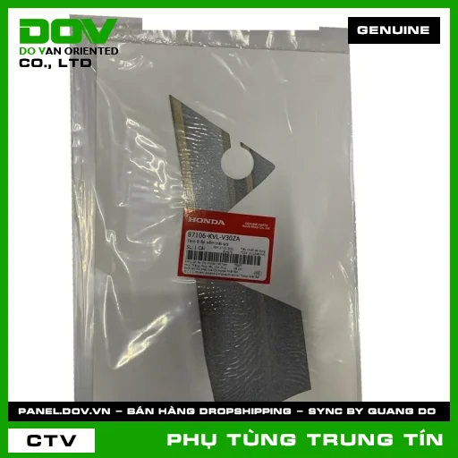Tem B ốp yếm trái s/s | 87106-KVL-V30ZA | HONDA — 87106KVLV30ZA