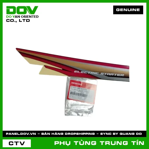 TEM CHẮN BÙN SAU PHẢI *R150CU* | 87107-GBG-B20ZD | HONDA (DREAM) — 87107GBGB20ZD