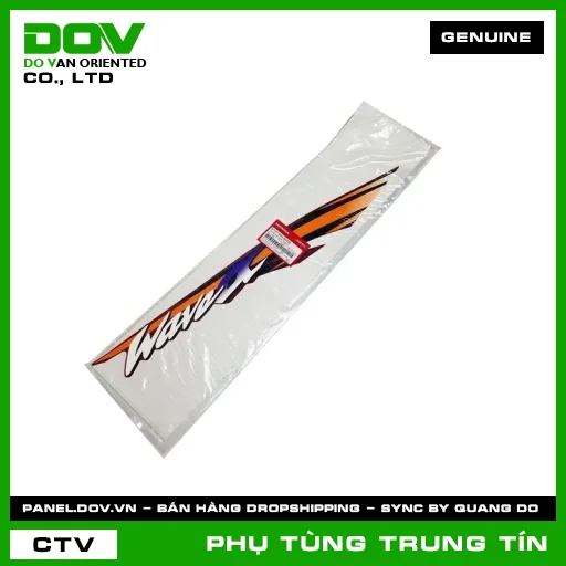 TEM ỐP SƯỜN PHẢI *R203M* | 87107-KRS-860ZB | HONDA (WAVE ALPHA) — 87107KRS860ZB