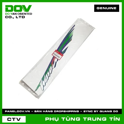 TEM ỐP SƯỜN PHẢI *B142P* | 87107-KRS-860ZC | HONDA (WAVE ALPHA) — 87107KRS860ZC