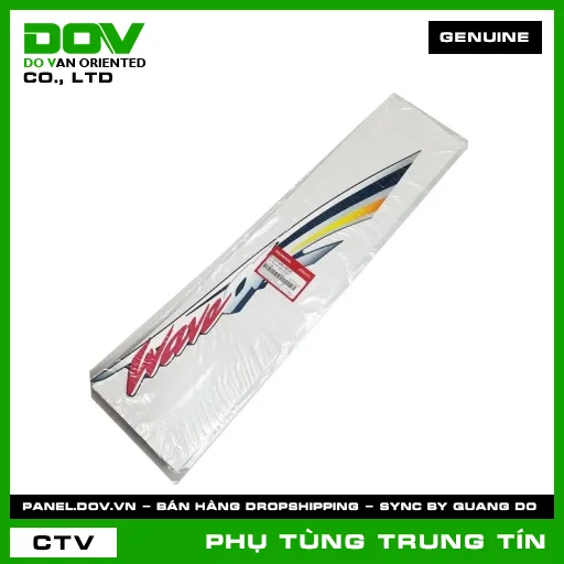 TEM ỐP SƯỜN PHẢI *B142P* | 87107-KRS-900ZC | HONDA (WAVE ALPHA) — 87107KRS900ZC