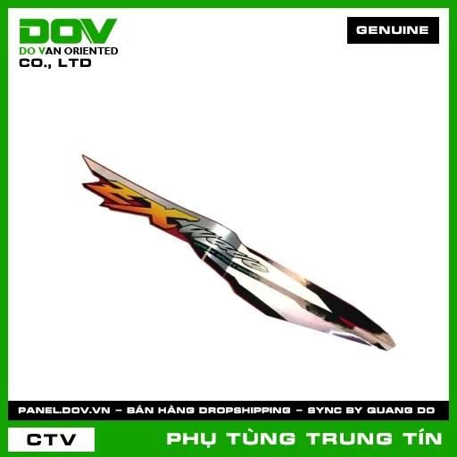TEM ỐP SƯỜN PHẢI *R263* | 87107-KTL-780ZB | HONDA (WAVE ALPHA) — 87107KTL780ZB