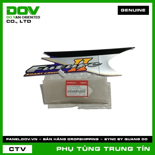 TEM B ỐP SƯỜN PHẢI *RP138M* | 87107-KTM-900ZD | HONDA (FUTURE NEO) — 87107KTM900ZD