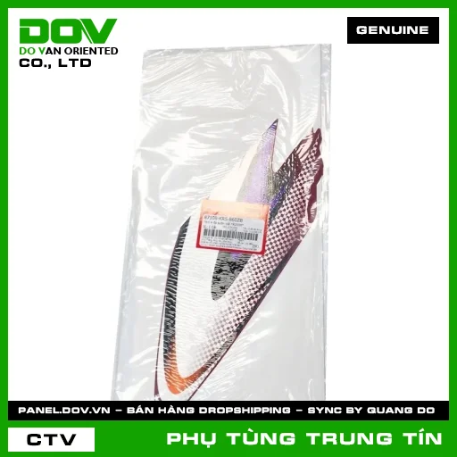 TEM A ỐP SƯỜN TRÁI *R203M* | 87108-KRS-860ZB | HONDA (WAVE ALPHA) — 87108KRS860ZB