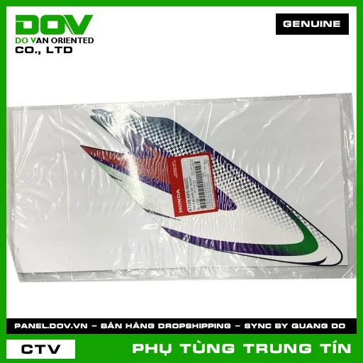 TEM A ỐP SƯỜN TRÁI *B142P* | 87108-KRS-860ZC | HONDA (WAVE ALPHA) — 87108KRS860ZC