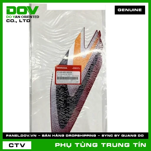TEM A ỐP SƯỜN TRÁI *R203M* | 87108-KRS-900ZB | HONDA (WAVE ALPHA) — 87108KRS900ZB