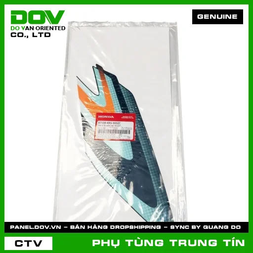 TEM A ỐP SƯỜN TRÁI *B142P* | 87108-KRS-900ZC | HONDA (WAVE ALPHA) — 87108KRS900ZC
