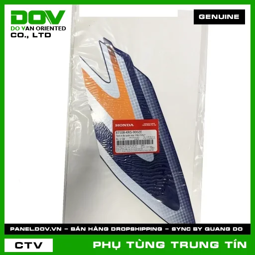 Tem A ốp sườn trái *PB171MU* | 87108-KRS-900ZE | HONDA (WAVE ALPHA) — 87108KRS900ZE