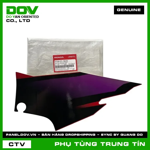TEM A ỐP SƯỜN TRÁI *R263* | 87108-KTL-780ZB | HONDA (WAVE ALPHA) — 87108KTL780ZB