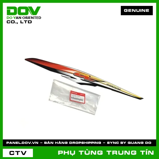TEM ỐP SƯỜN TRÁI | 87108-KWY-940ZA | HONDA (WAVE ALPHA) — 87108KWY940ZA