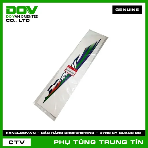 TEM B ỐP SƯỜN TRÁI *B142P* | 87109-KRS-860ZC | HONDA (WAVE ALPHA) — 87109KRS860ZC