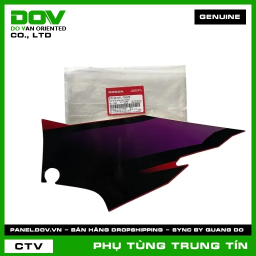 TEM B ỐP SƯỜN TRÁI *R263* | 87109-KTL-780ZB | HONDA (WAVE ALPHA) — 87109KTL780ZB