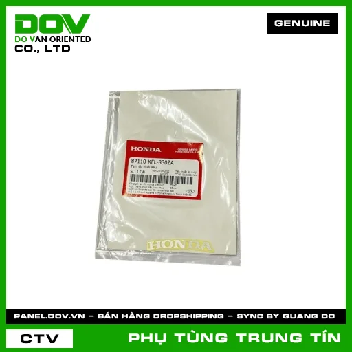TEM ỐP ĐUÔI SAU | 87110-KFL-830ZA | HONDA — 87110KFL830ZA