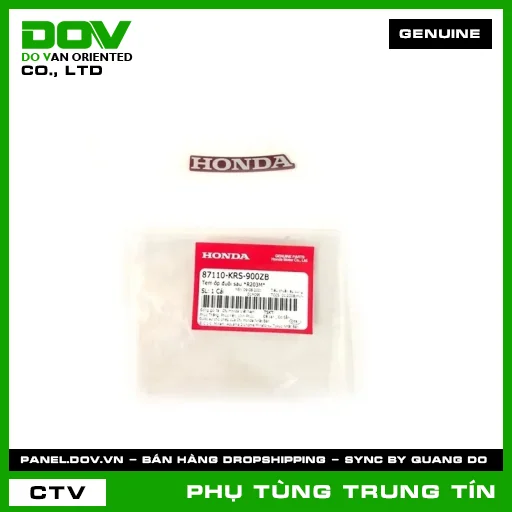 TEM ỐP ĐUÔI SAU *R203M* | 87110-KRS-900ZB | HONDA — 87110KRS900ZB