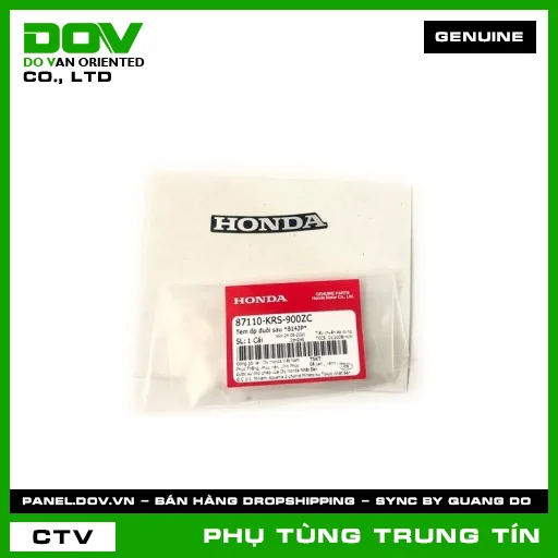 TEM ỐP ĐUÔI SAU *B142P* | 87110-KRS-900ZC | HONDA — 87110KRS900ZC
