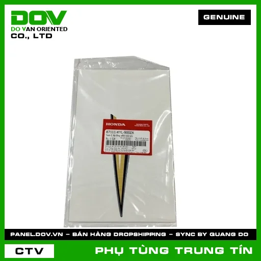 TEM C ỐP ỐNG YẾM TRÁI S/S | 87111-KYL-900ZA | HONDA — 87111KYL900ZA