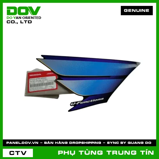 TEM CÁNH YẾM PHẢI *RP138M* | 87112-KTM-900ZD | HONDA (FUTURE NEO) — 87112KTM900ZD
