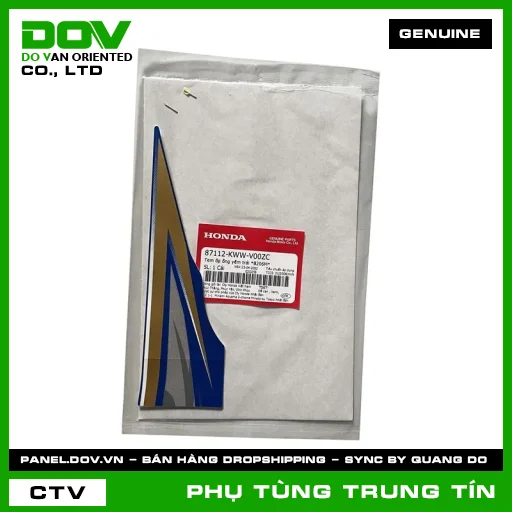 TEM ỐP ỐNG YẾM TRÁI *B206M* | 87112-KWW-V00ZC | HONDA (WAVE RSX 110) — 87112KWWV00ZC