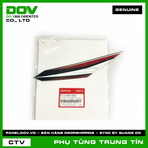 TEM B ỐP SƯỜN TRÁI *NHA69P* | 87114-KWW-V00ZA | HONDA (WAVE RSX 110) — 87114KWWV00ZA