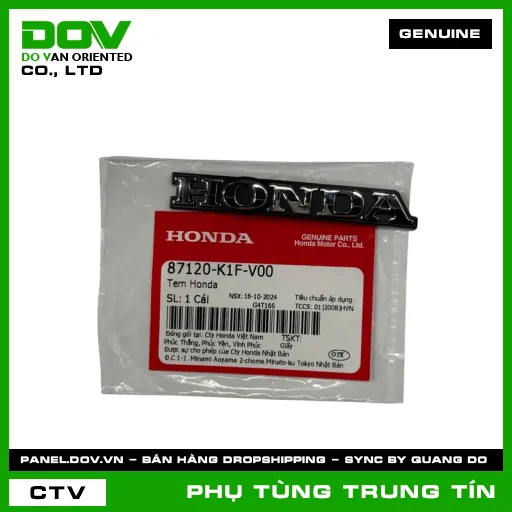 TEM HONDA | 87120-K1F-V00 | HONDA (AIR BLADE 125/150, AIR BLADE 125/160) — 87120K1FV00
