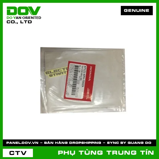 TEM KHỞI ĐỘNG ĐIỆN | 87121-KPH-700ZA | HONDA (FUTURE NEO) — 87121KPH700ZA