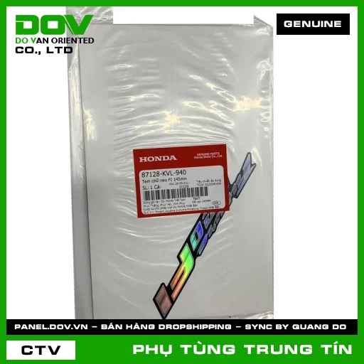 TEM CHỮ NEO FI 145MM | 87128-KVL-940 | HONDA — 87128KVL940