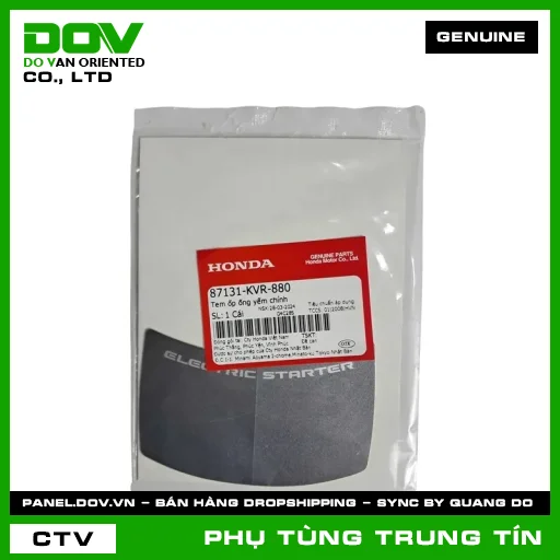 TEM ỐP ỐNG YẾM CHÍNH | 87131-KVR-880 | HONDA (WAVE ALPHA) — 87131KVR880