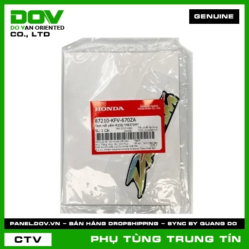 TEM NỔI YẾM R150,*PB373M* | 87210-KFV-670ZA | HONDA (SUPER DREAM) — 87210KFV670ZA