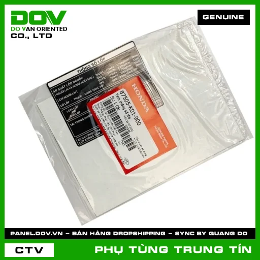 TEM THÔNG SỐ LỐP | 87505-K01-900 | HONDA (SH 125/150) — 87505K01900