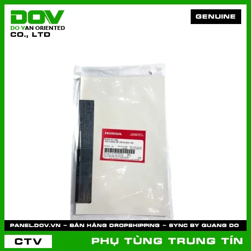TEM THÔNG SỐ LỐP & XÍCH TẢI | 87505-KTL-680 | HONDA (WAVE 100, WAVE ALPHA) — 87505KTL680