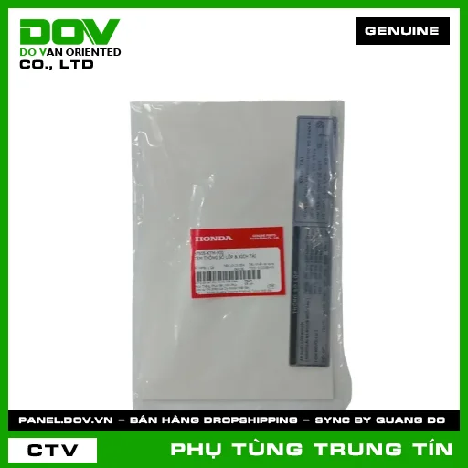 TEM THÔNG SỐ LỐP & XÍCH TẢI | 87505-KTM-900 | HONDA (FUTURE NEO) — 87505KTM900