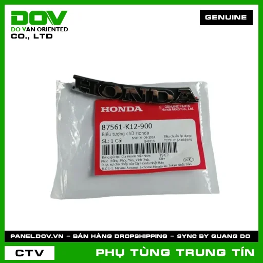 BIỂU TƯỢNG CHỮ HONDA | 87561-K12-900 | HONDA (LEAD 125) — 87561K12900