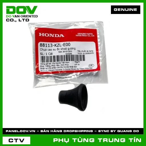 CHỤP CAO SU ỐC KHOÁ GƯƠNG | 88113-KZL-E00 | HONDA (SH MODE, VISION 110) — 88113KZLE00