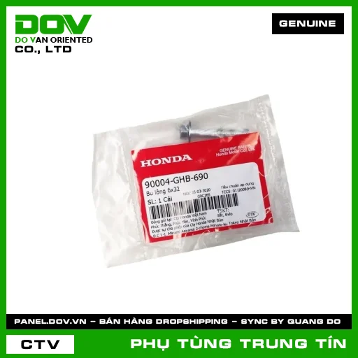 BU LÔNG 6X32 | 90004-GHB-690 | HONDA (BLADE 110, DREAM 110, WAVE ALPHA 110, WAVE RSX 110) — 90004GHB690