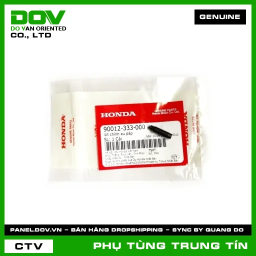VÍT TỰ REN CHỈNH XU PÁP | 90012-333-000 | HONDA (AIR BLADE 110, CB250 NIGHTHAWK, CLICK 110, FUTURE NEO, LEAD 110, SUPER DREAM, VISION 110, WAVE 100, WAVE ALPHA) — 90012333000