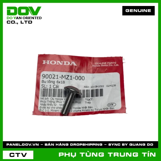 BU LÔNG 6X18 | 90021-MZ1-000 | HONDA (CB1000R, WINNER R, WINNER X) — 90021MZ1000
