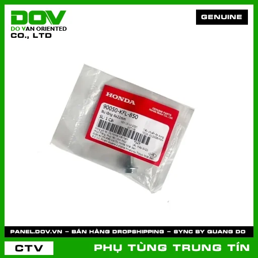 BU LÔNG 6X22MM | 90050-KFL-850 | HONDA (BLADE 110, CBR150R, SUPER DREAM, WAVE 100, WAVE ALPHA, WAVE ALPHA 110, WAVE RSX 110, WINNER R) — 90050KFL850