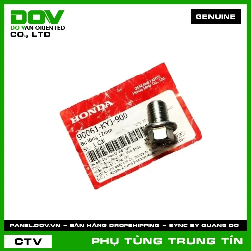 BU LÔNG 12MM | 90061-KYJ-900 | HONDA (CB300R, REBEL 300) — 90061KYJ900