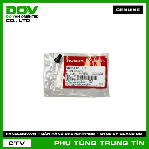 BU LÔNG CHÌM 5MM | 90083-K40-F00 | HONDA (AIR BLADE 125/160, LEAD 125, PCX 160, SH 125/150, SH 125/160, SH MODE, VARIO 160) — 90083K40F00
