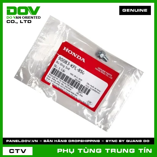 BU LÔNG 5X8 | 90083-KFL-850 | HONDA (BLADE 110, DREAM 110, FUTURE 125, FUTURE NEO, LEAD 125, SUPER CUB C125, SUPER DREAM, VISION 110, WAVE 100, WAVE ALPHA, WAVE ALPHA 110, WAVE RSX 110) — 90083KFL850