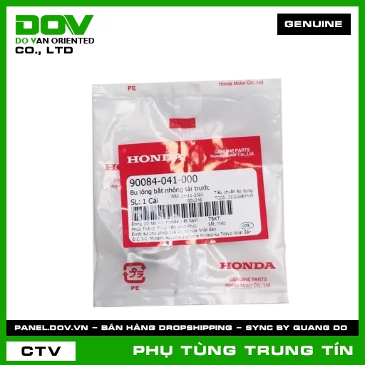 BU LÔNG BẮT NHÔNG TẢI TRƯỚC | 90084-041-000 | HONDA (CB150R, CB300R, CBR150R, REBEL 300, WINNER 150, WINNER R, WINNER X) — 90084041000