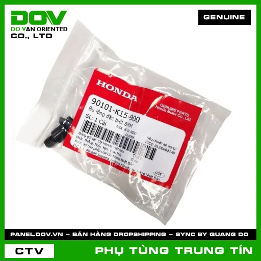 BU LÔNG ĐẶC BIỆT 6MM | 90101-K15-900 | HONDA (VARIO 160, VISION 110) — 90101K15900