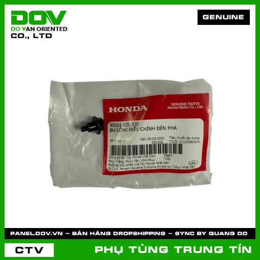 BU LÔNG ĐIỀU CHỈNH ĐÈN PHA | 90101-KZL-930 | HONDA (LEAD 125, VISION 110, WAVE RSX 110, WINNER 150) — 90101KZL930