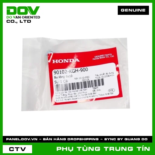 BU LÔNG 6X10 | 90102-KGH-900 | HONDA (BLADE 110, FUTURE 125, FUTURE NEO, WAVE ALPHA, WAVE RSX 110) — 90102KGH900