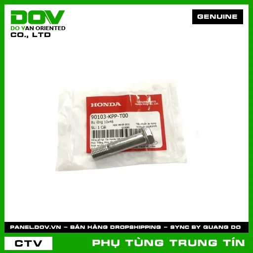 BU LÔNG 10X46 | 90103-KPP-T00 | HONDA (WINNER 150, WINNER R, WINNER X) — 90103KPPT00