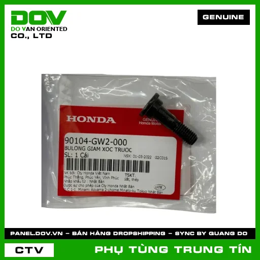 BULONG GIAM XOC TRUOC | 90104-GW2-000 | HONDA — 90104GW2000