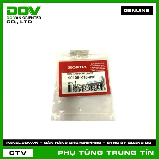 BU LÔNG 6X20 | 90108-K15-930 | HONDA (CBR150R) — 90108K15930