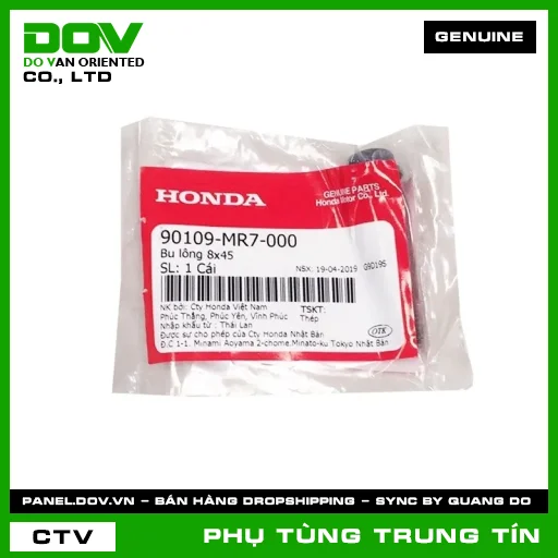BU-LÔNG ĐẦU GỜ 8X45 | 90109-MR7-000 | HONDA (ADV350, CB150R, CB300R, CB500F, CB500X, CBR500R, SH 350) — 90109MR7000