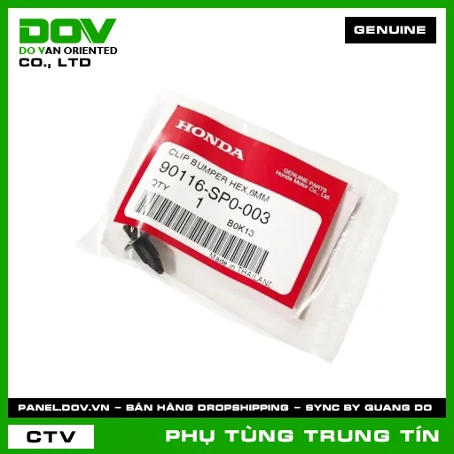 Chốt cài | 90116-SP0-003 | HONDA (ADV350, AIR BLADE 125, AIR BLADE 125/150, CB1000R, CB150R, CB500F, CB500X, CB650R, CBR500R, CBR650R, FUTURE 125, GOLDWING, LEAD 125, NX500, PCX, PCX 125, PCX 125/150, PCX 160, REBEL 1100, REBEL 300, REBEL 500, SH 125/150, SH 350, SH MODE, SUPER CUB C125, VISION 110, WAVE ALPHA 110, WAVE RSX 110, WINNER 150, WINNER X) — 90116SP0003