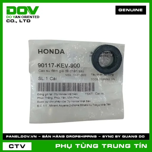 CAO SU ĐỆM GIÁ ĐỂ CHÂN SAU | 90117-KEV-900 | HONDA (WAVE ALPHA) — 90117KEV900